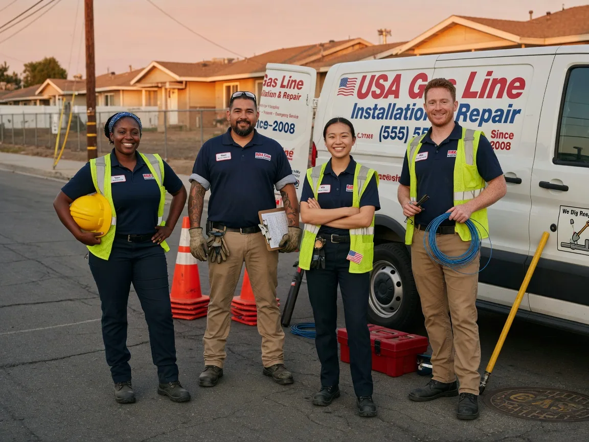 Gas Line Installation company in Start, LA